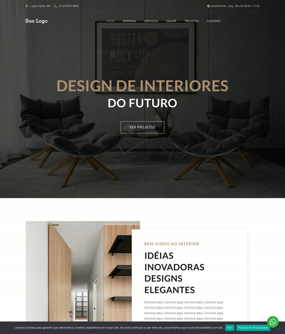 Modelo 014 - Design de interiores