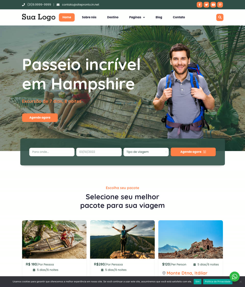 Modelo 044 - Agência de viagens