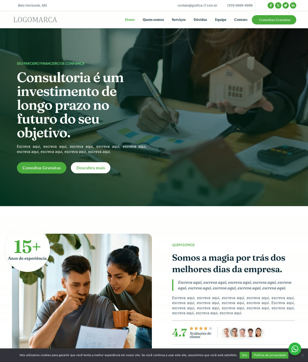 Modelo 061 - Consultoria financeira
